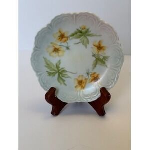 Hand Painted Floral Decorative Plate Marie Kleppe 1987 Signed Collectible Art